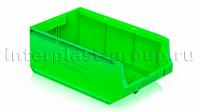 Складской лоток/контейнер для зап. частей, крепежей, светло-зеленый, 500x300x200 мм