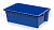Ящик универсальный для овощей, фруктов и хлеба сплошной синий