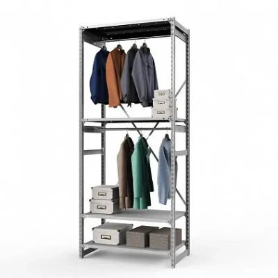 Стеллаж металлический ТСУ Универсал, 2500x1060x500 мм.Штанги: 2шт. Полки: метал. усил. перф. 4 шт.