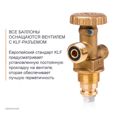 Баллон пропановый 24,5 л Ragasco LPG (полимерно-композит.,взрывобезопасный)