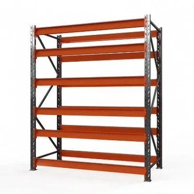 Стеллаж металлический Оптима, 3500x1530x785 мм. Полки: 6 шт. без настила