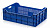 Ящик для овощей, фруктов и ягод перфорированный синий