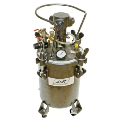 Бак красконагнетательный 10 литров с автоматическим перемешиванием Атаком