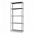 Стеллаж металлический ТС Лайт, 2500x1200x300 мм. Полки: 5 шт. метал. перф.