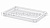 Ящик для полуфабрикатов перфорированный белый